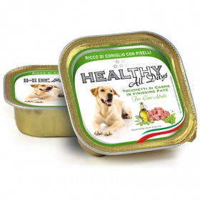 Пастет за кучета HEALTHY MEAT All days Rabbit and Peas със прясно заешко месо и грах